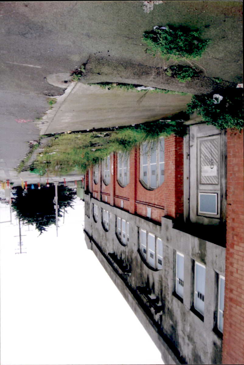 Before Front of building 
